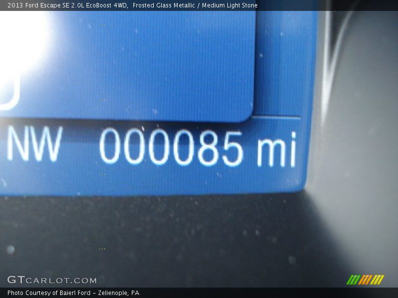 Frosted Glass Metallic / Medium Light Stone 2013 Ford Escape SE 2.0L EcoBoost 4WD