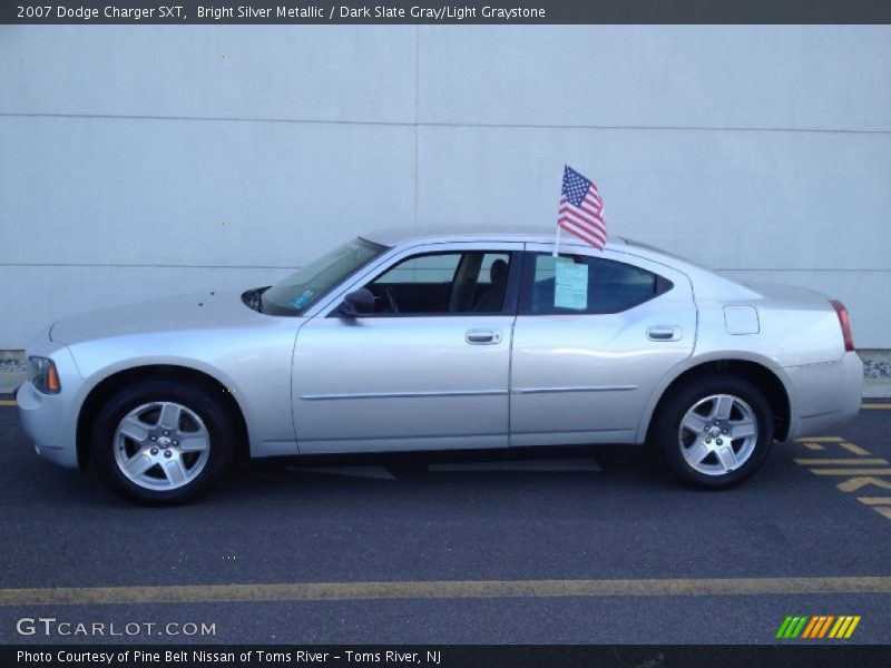 Bright Silver Metallic / Dark Slate Gray/Light Graystone 2007 Dodge Charger SXT