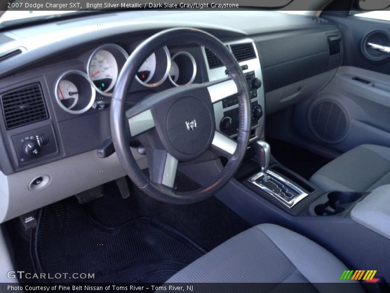 Bright Silver Metallic / Dark Slate Gray/Light Graystone 2007 Dodge Charger SXT