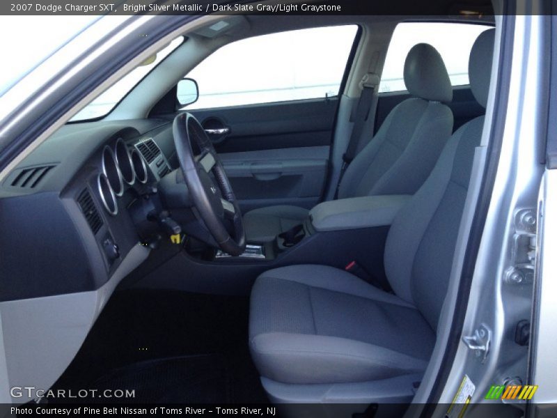 Bright Silver Metallic / Dark Slate Gray/Light Graystone 2007 Dodge Charger SXT