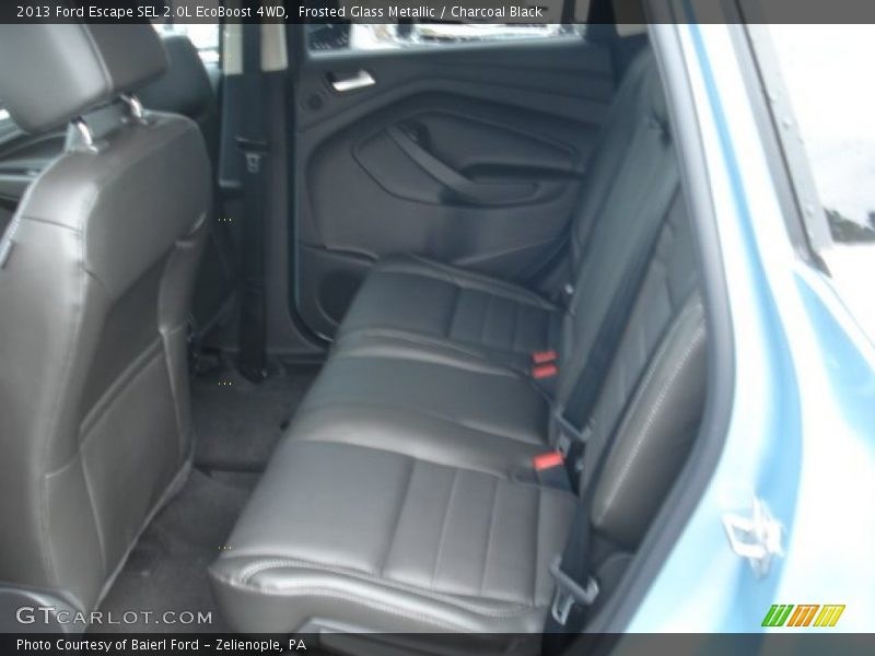 Frosted Glass Metallic / Charcoal Black 2013 Ford Escape SEL 2.0L EcoBoost 4WD