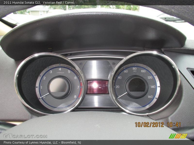 Venetian Red / Camel 2011 Hyundai Sonata GLS