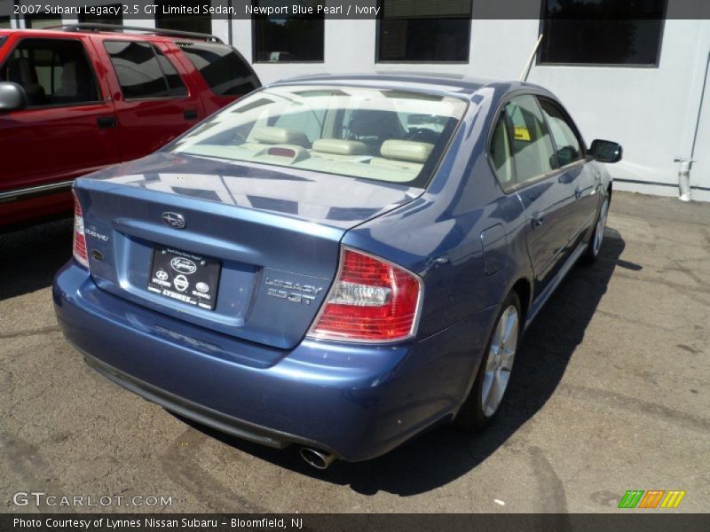 Newport Blue Pearl / Ivory 2007 Subaru Legacy 2.5 GT Limited Sedan