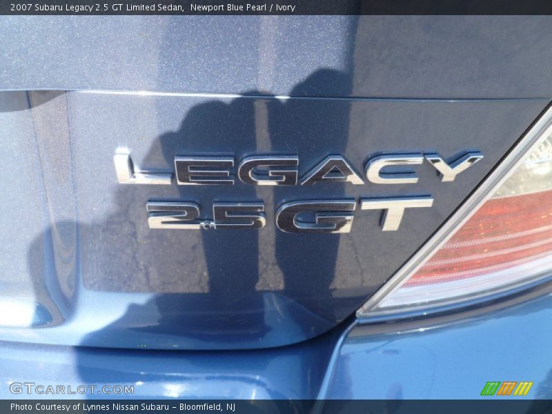 Newport Blue Pearl / Ivory 2007 Subaru Legacy 2.5 GT Limited Sedan