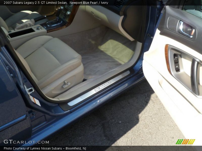 Newport Blue Pearl / Ivory 2007 Subaru Legacy 2.5 GT Limited Sedan