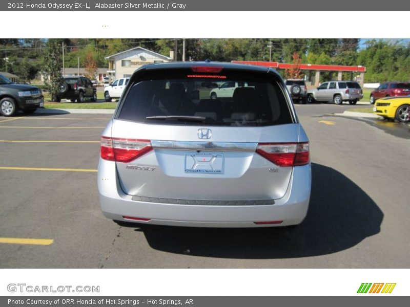 Alabaster Silver Metallic / Gray 2012 Honda Odyssey EX-L