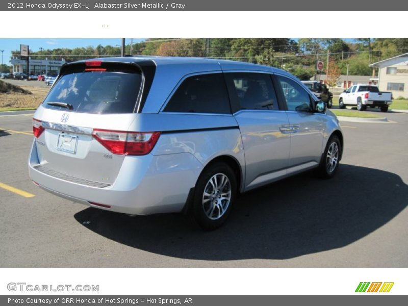Alabaster Silver Metallic / Gray 2012 Honda Odyssey EX-L