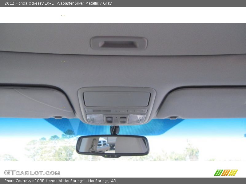 Alabaster Silver Metallic / Gray 2012 Honda Odyssey EX-L