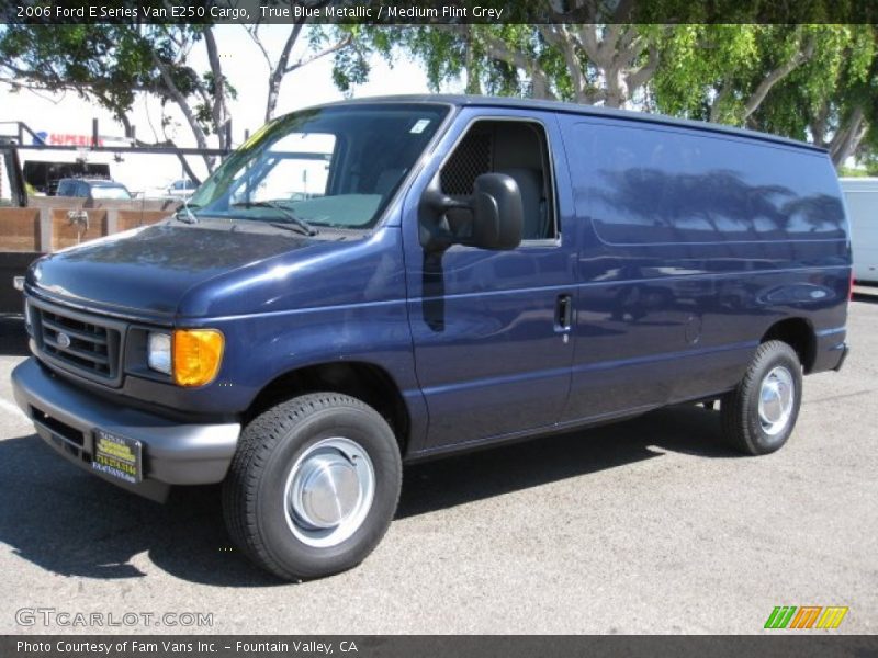 True Blue Metallic / Medium Flint Grey 2006 Ford E Series Van E250 Cargo