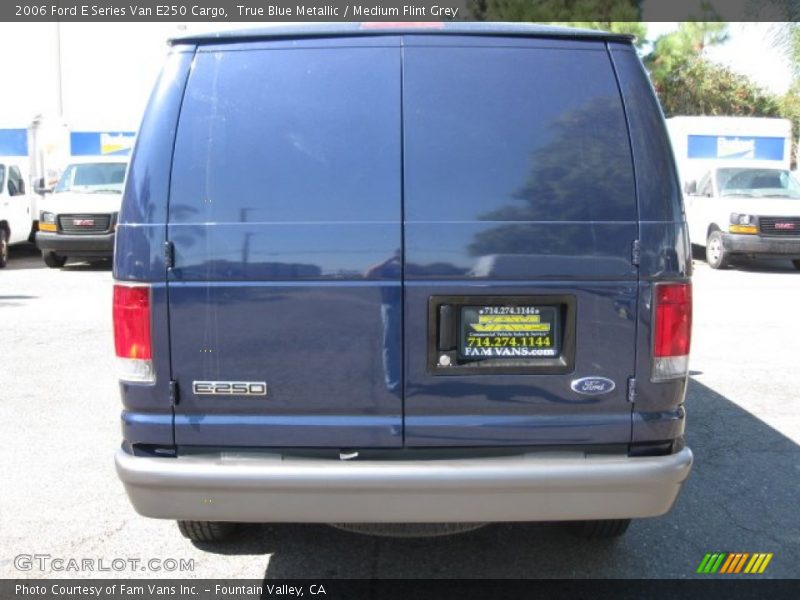 True Blue Metallic / Medium Flint Grey 2006 Ford E Series Van E250 Cargo
