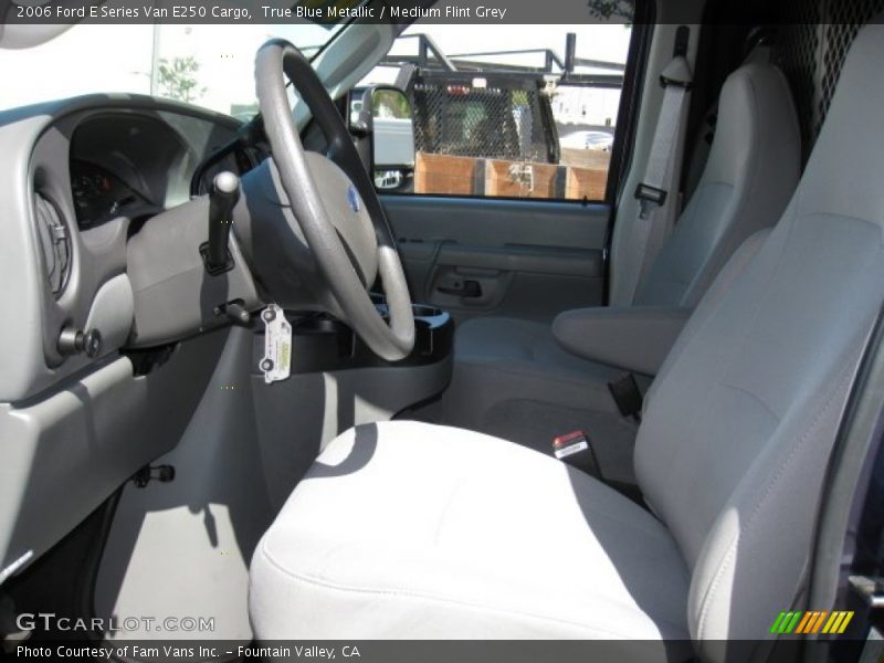 True Blue Metallic / Medium Flint Grey 2006 Ford E Series Van E250 Cargo