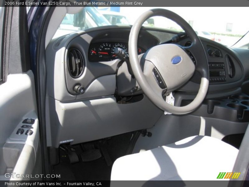 True Blue Metallic / Medium Flint Grey 2006 Ford E Series Van E250 Cargo