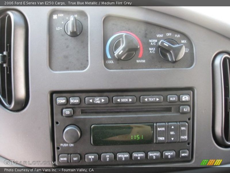 True Blue Metallic / Medium Flint Grey 2006 Ford E Series Van E250 Cargo