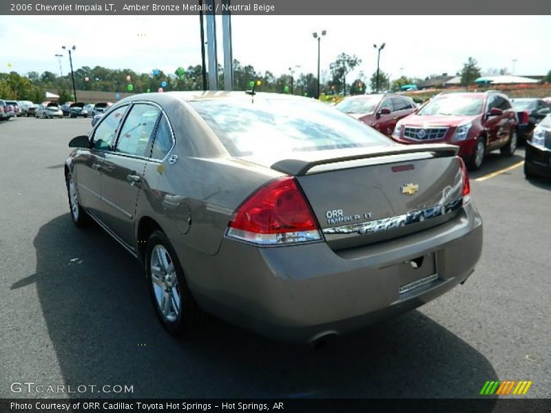 Amber Bronze Metallic / Neutral Beige 2006 Chevrolet Impala LT