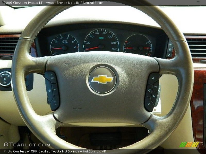 Amber Bronze Metallic / Neutral Beige 2006 Chevrolet Impala LT