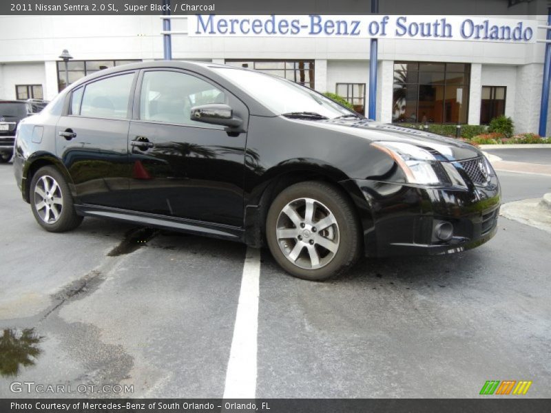 Super Black / Charcoal 2011 Nissan Sentra 2.0 SL