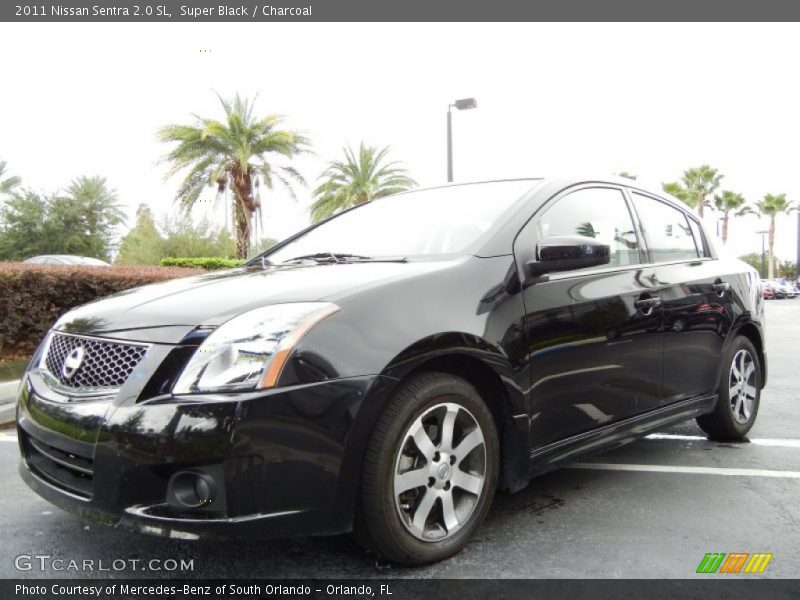 Super Black / Charcoal 2011 Nissan Sentra 2.0 SL