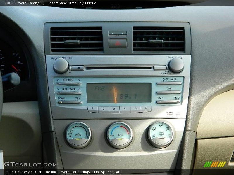 Desert Sand Metallic / Bisque 2009 Toyota Camry LE