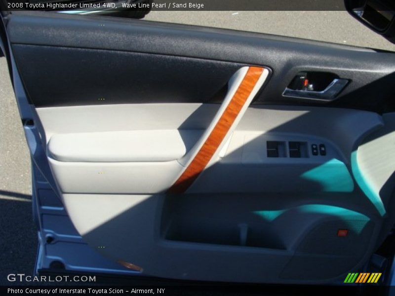 Wave Line Pearl / Sand Beige 2008 Toyota Highlander Limited 4WD