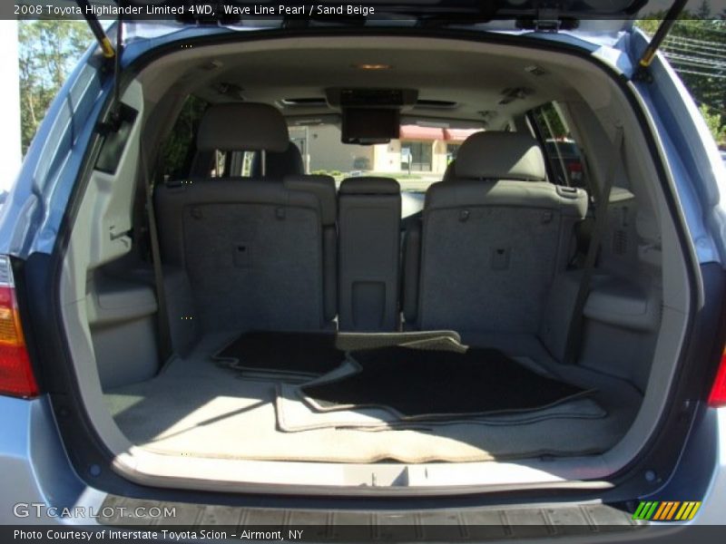 Wave Line Pearl / Sand Beige 2008 Toyota Highlander Limited 4WD