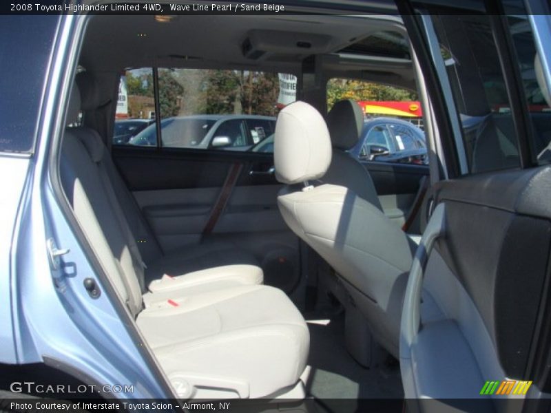 Wave Line Pearl / Sand Beige 2008 Toyota Highlander Limited 4WD