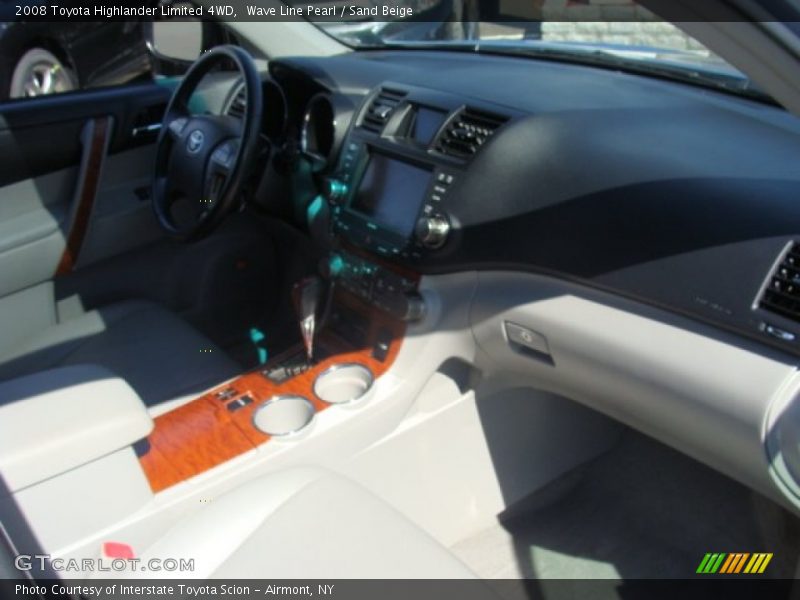 Wave Line Pearl / Sand Beige 2008 Toyota Highlander Limited 4WD