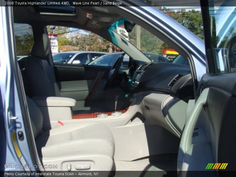 Wave Line Pearl / Sand Beige 2008 Toyota Highlander Limited 4WD