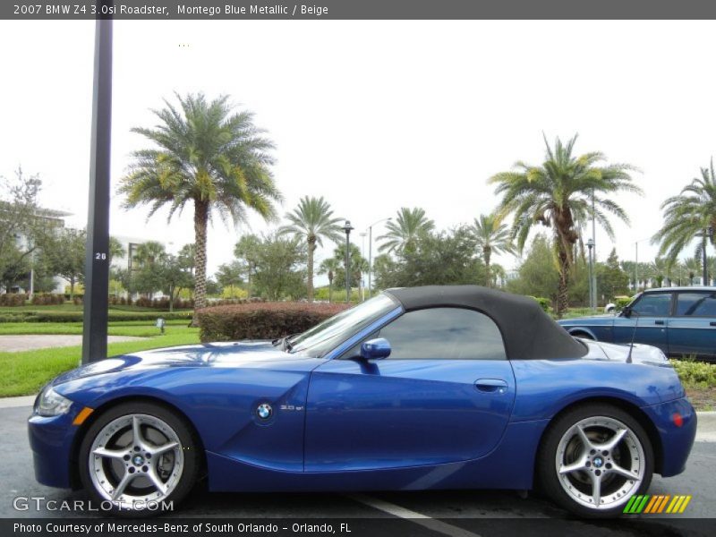  2007 Z4 3.0si Roadster Montego Blue Metallic