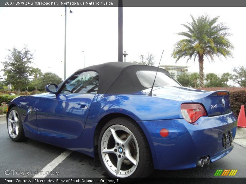  2007 Z4 3.0si Roadster Montego Blue Metallic