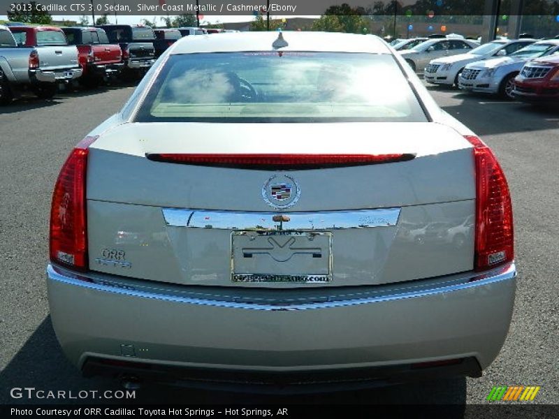 Silver Coast Metallic / Cashmere/Ebony 2013 Cadillac CTS 3.0 Sedan