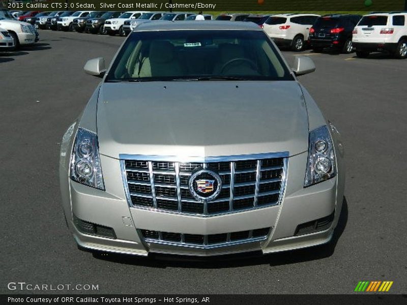 Silver Coast Metallic / Cashmere/Ebony 2013 Cadillac CTS 3.0 Sedan