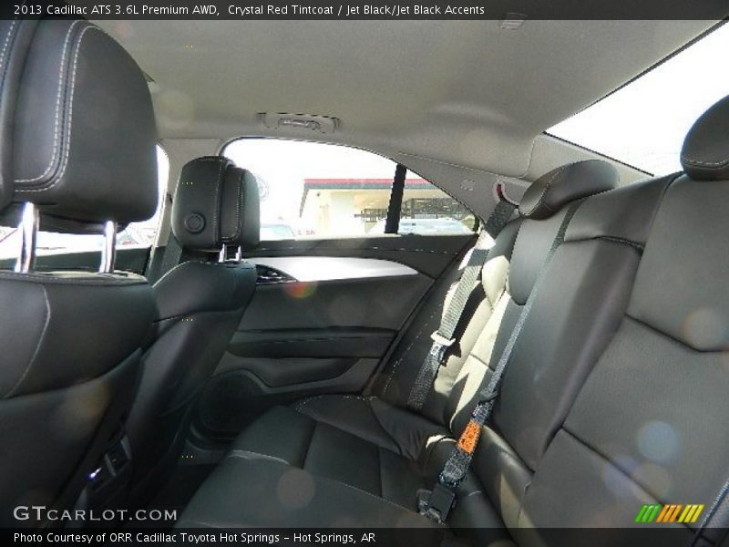 Crystal Red Tintcoat / Jet Black/Jet Black Accents 2013 Cadillac ATS 3.6L Premium AWD
