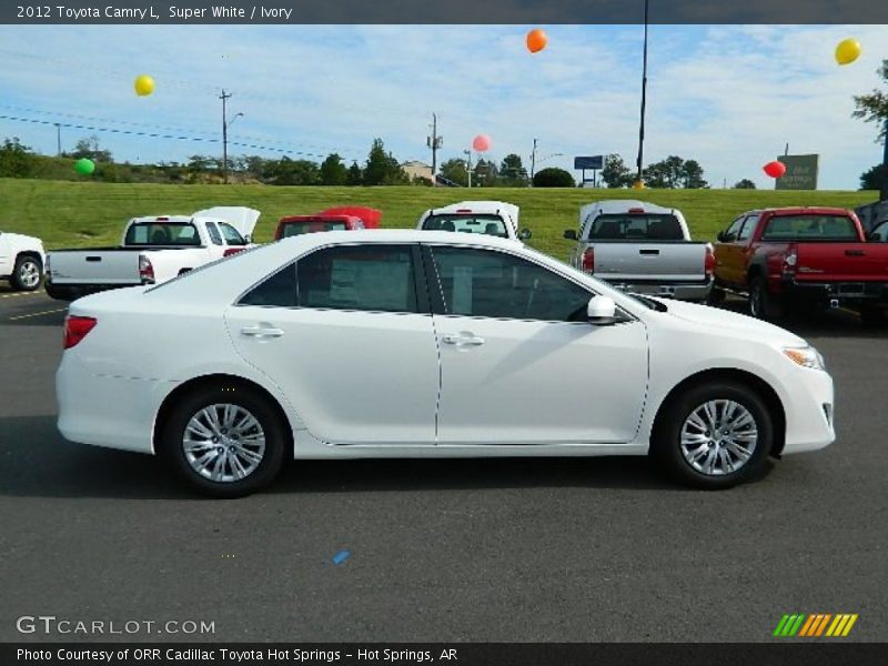 Super White / Ivory 2012 Toyota Camry L