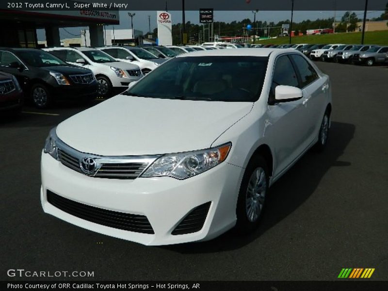 Super White / Ivory 2012 Toyota Camry L