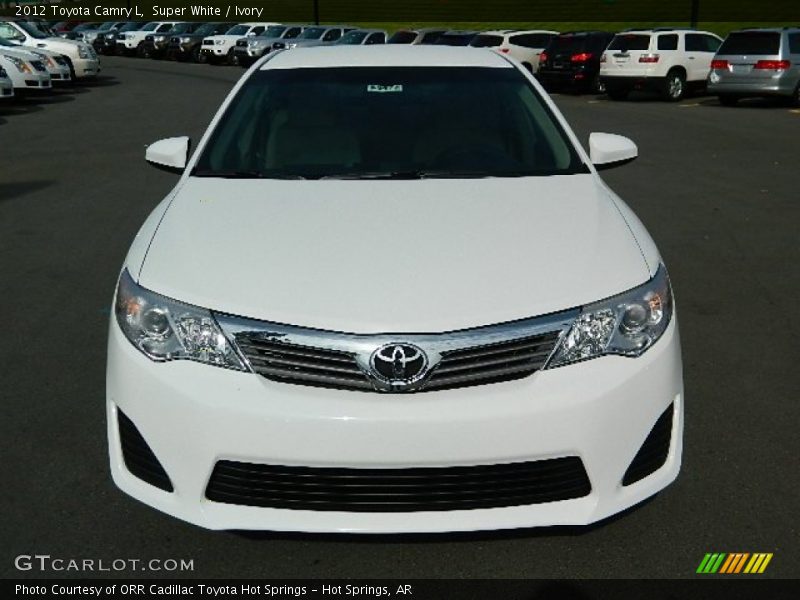 Super White / Ivory 2012 Toyota Camry L