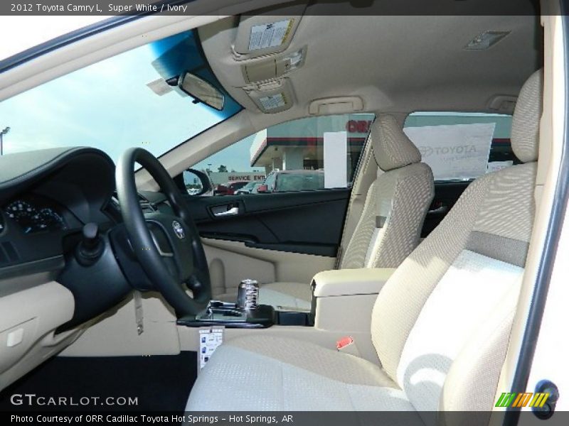 Super White / Ivory 2012 Toyota Camry L