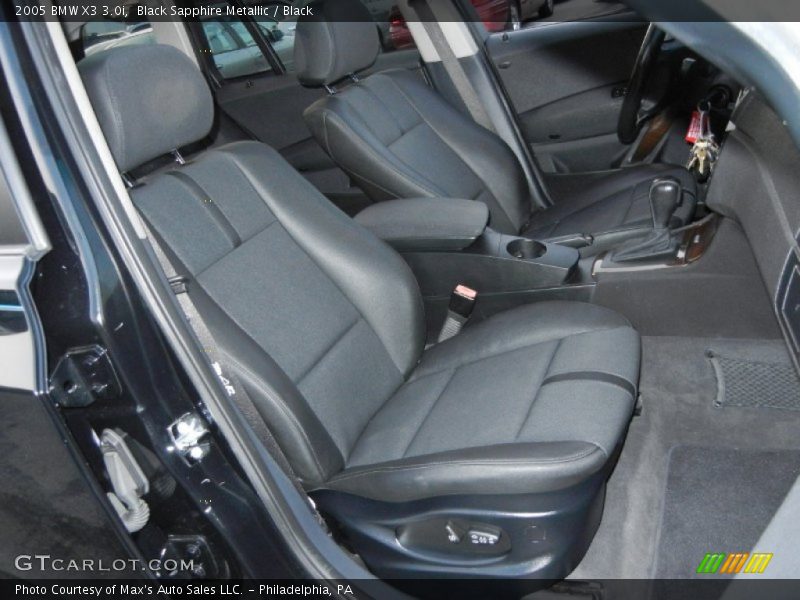 Black Sapphire Metallic / Black 2005 BMW X3 3.0i