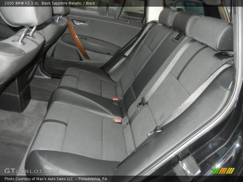 Black Sapphire Metallic / Black 2005 BMW X3 3.0i
