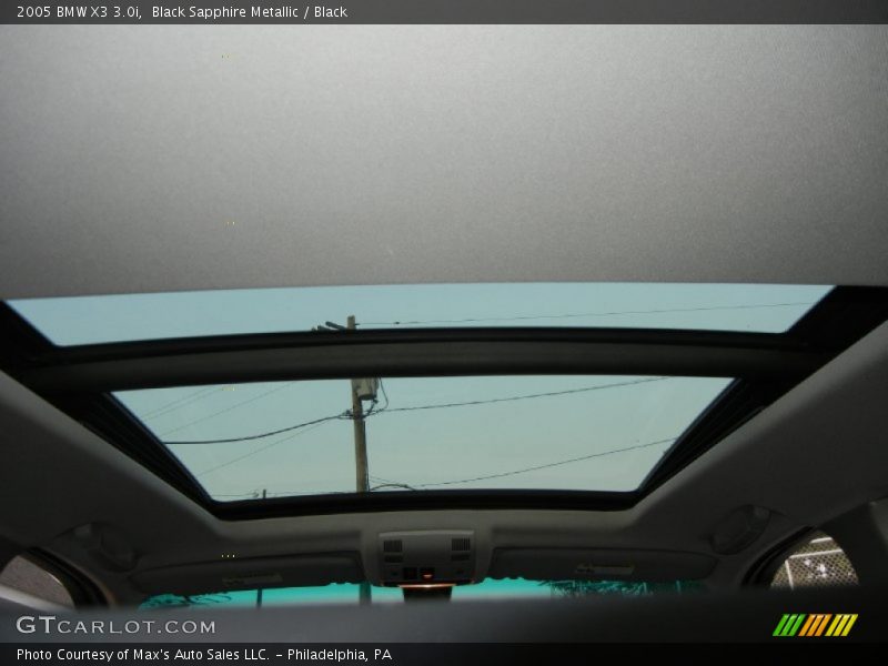 Black Sapphire Metallic / Black 2005 BMW X3 3.0i