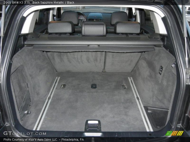 Black Sapphire Metallic / Black 2005 BMW X3 3.0i