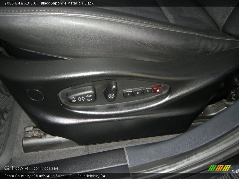 Black Sapphire Metallic / Black 2005 BMW X3 3.0i