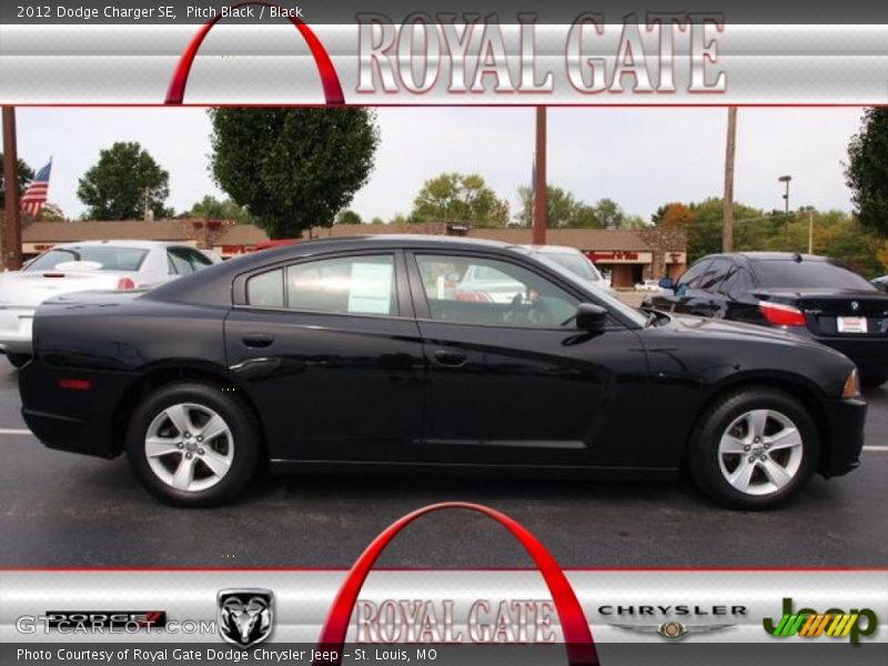 Pitch Black / Black 2012 Dodge Charger SE