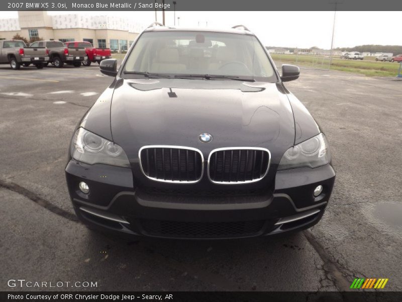 Monaco Blue Metallic / Sand Beige 2007 BMW X5 3.0si