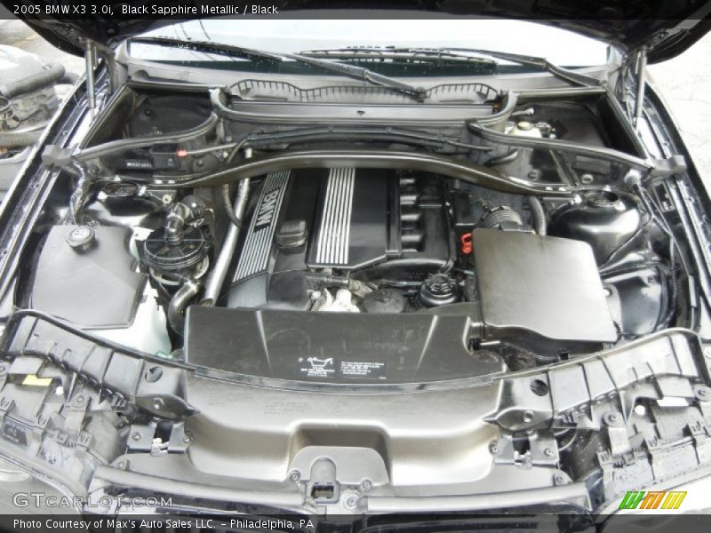 Black Sapphire Metallic / Black 2005 BMW X3 3.0i