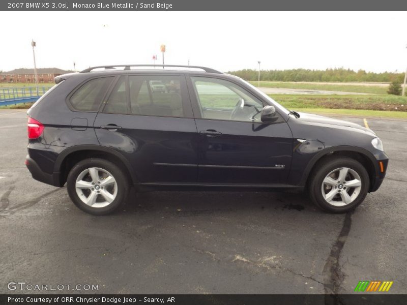 Monaco Blue Metallic / Sand Beige 2007 BMW X5 3.0si