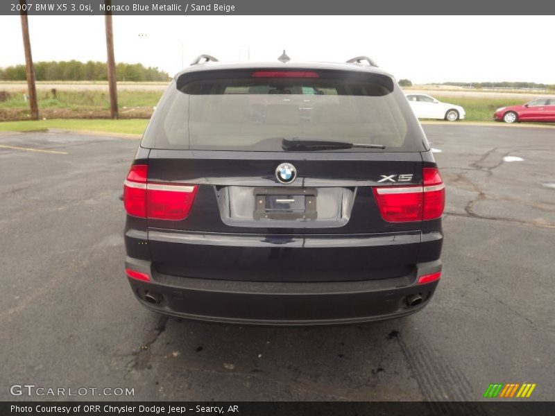 Monaco Blue Metallic / Sand Beige 2007 BMW X5 3.0si