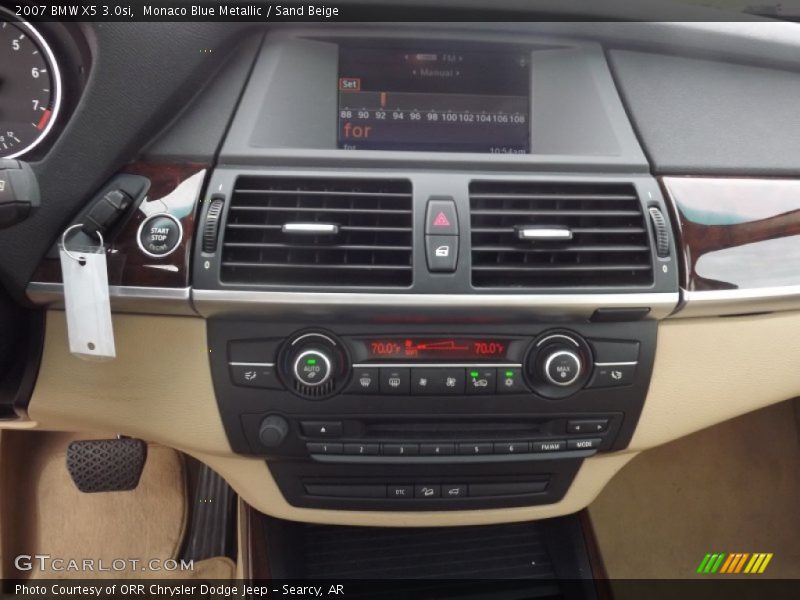 Monaco Blue Metallic / Sand Beige 2007 BMW X5 3.0si