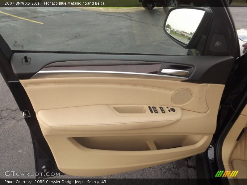 Monaco Blue Metallic / Sand Beige 2007 BMW X5 3.0si