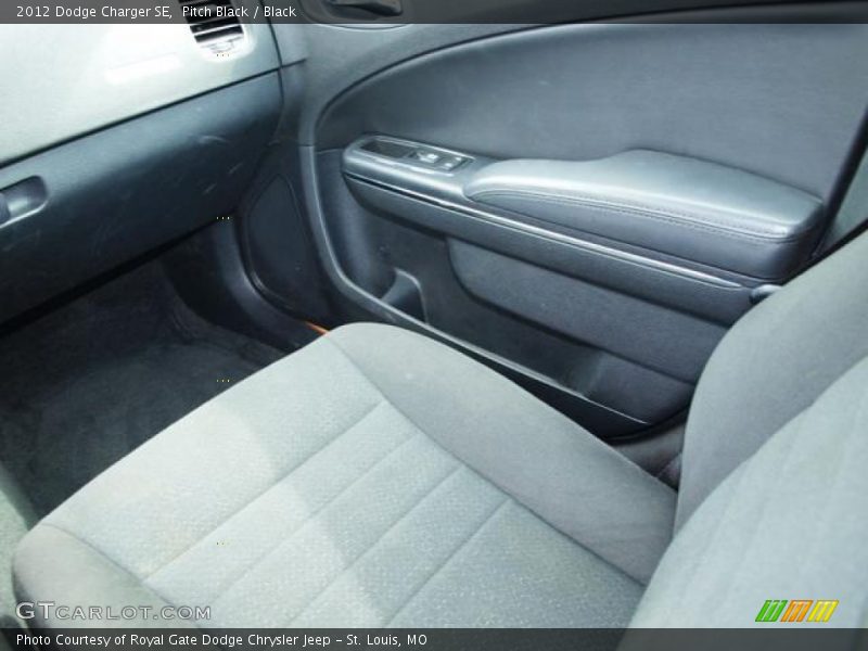 Pitch Black / Black 2012 Dodge Charger SE