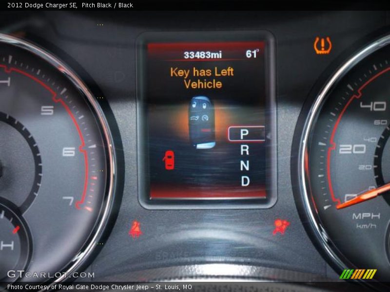 Pitch Black / Black 2012 Dodge Charger SE